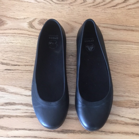 CROCS Shoes - Leather Croc Flats